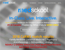 Tablet Screenshot of medsckool.com